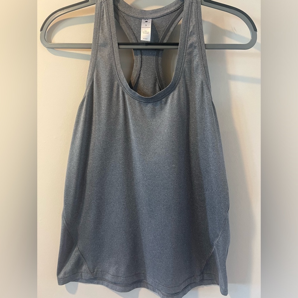 Yoga Licious Ladies Tank Grey Sm
